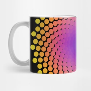 Dot Mandala | Light Sunset Yellow Red Blue Mug